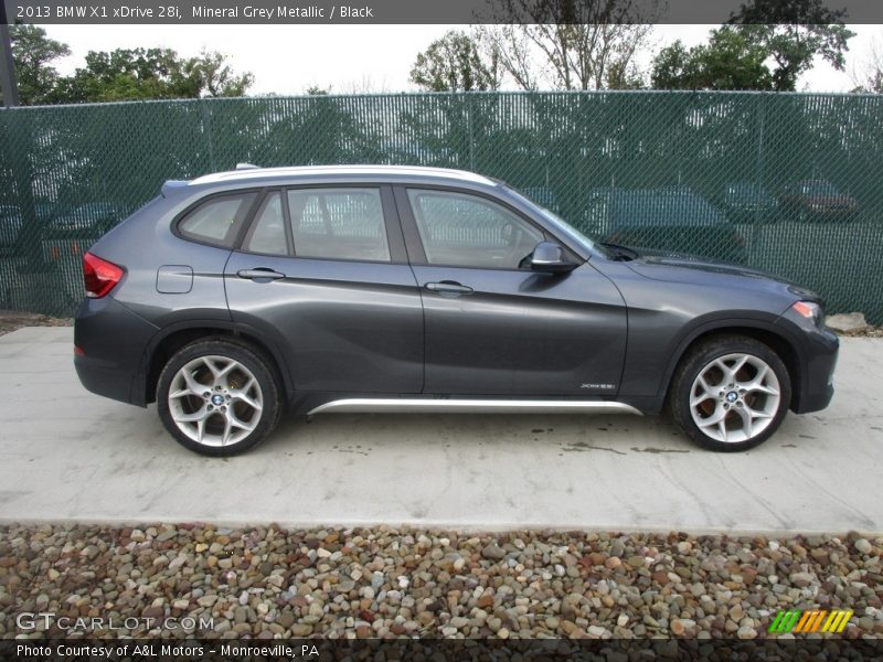 Mineral Grey Metallic / Black 2013 BMW X1 xDrive 28i