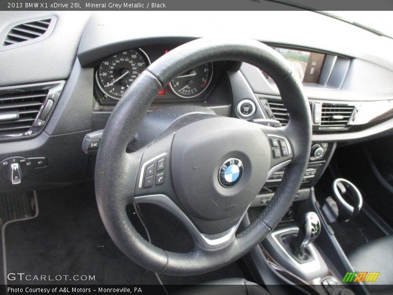 Mineral Grey Metallic / Black 2013 BMW X1 xDrive 28i