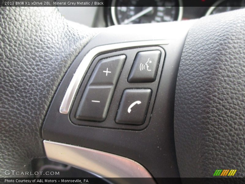 Mineral Grey Metallic / Black 2013 BMW X1 xDrive 28i