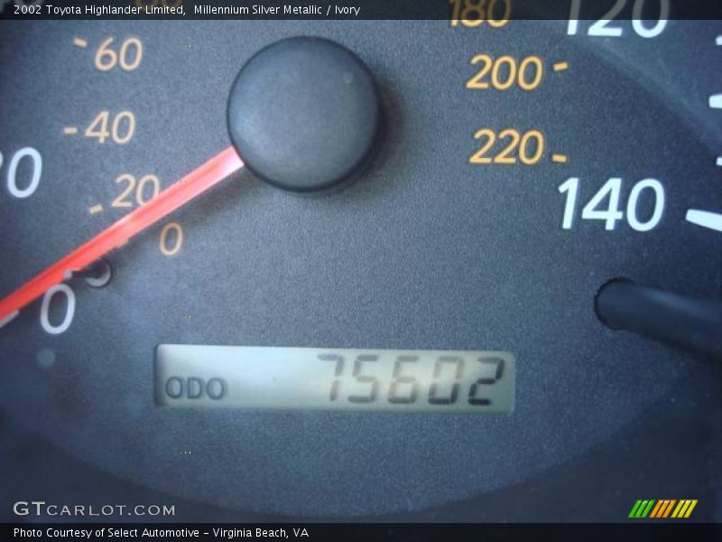 Millennium Silver Metallic / Ivory 2002 Toyota Highlander Limited