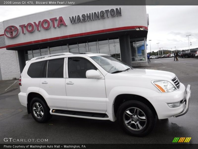 Blizzard White Pearl / Ivory 2008 Lexus GX 470