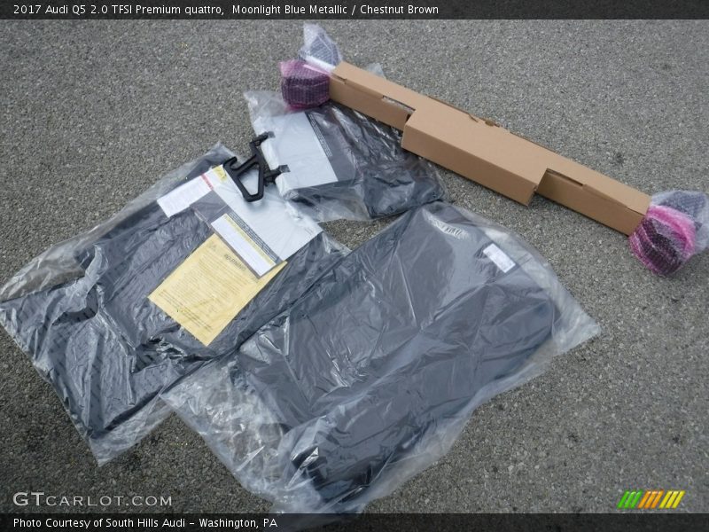 Moonlight Blue Metallic / Chestnut Brown 2017 Audi Q5 2.0 TFSI Premium quattro