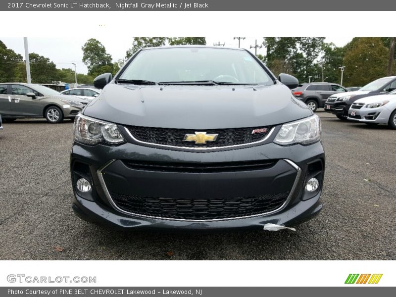 Nightfall Gray Metallic / Jet Black 2017 Chevrolet Sonic LT Hatchback