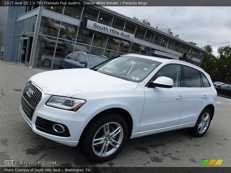 Glacier White Metallic / Pistachio Beige 2017 Audi Q5 2.0 TFSI Premium Plus quattro