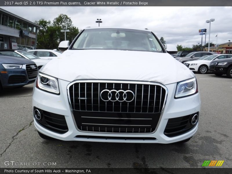 Glacier White Metallic / Pistachio Beige 2017 Audi Q5 2.0 TFSI Premium Plus quattro