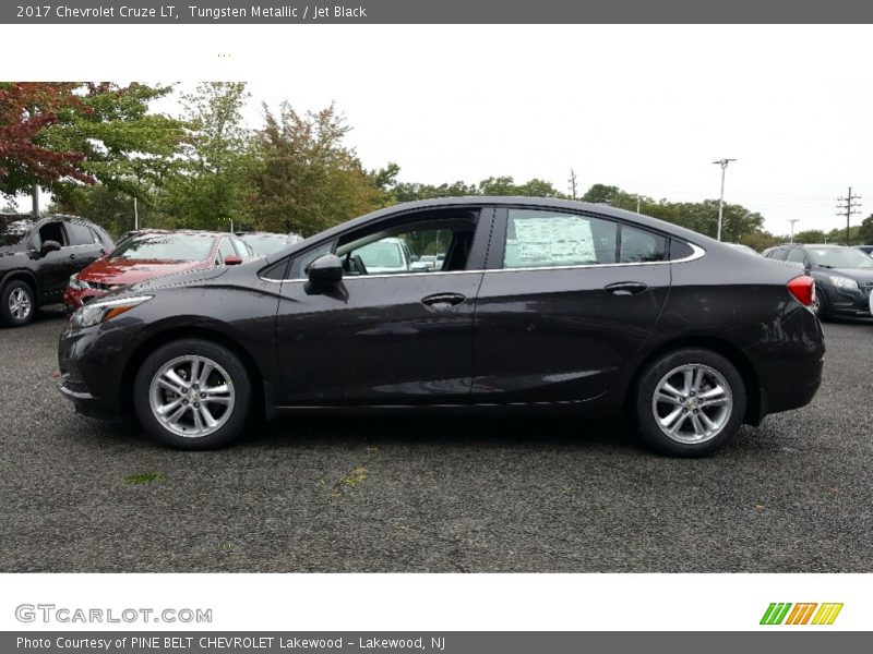 Tungsten Metallic / Jet Black 2017 Chevrolet Cruze LT