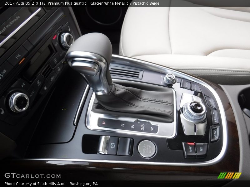 Glacier White Metallic / Pistachio Beige 2017 Audi Q5 2.0 TFSI Premium Plus quattro