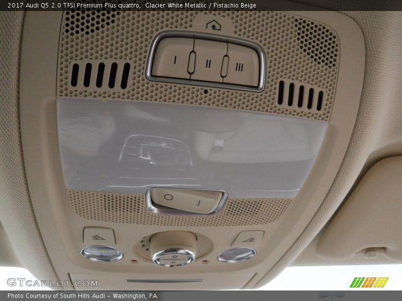 Glacier White Metallic / Pistachio Beige 2017 Audi Q5 2.0 TFSI Premium Plus quattro