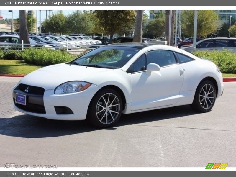 Northstar White / Dark Charcoal 2011 Mitsubishi Eclipse GS Coupe