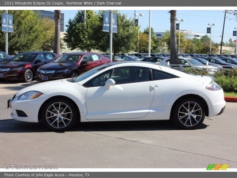 Northstar White / Dark Charcoal 2011 Mitsubishi Eclipse GS Coupe