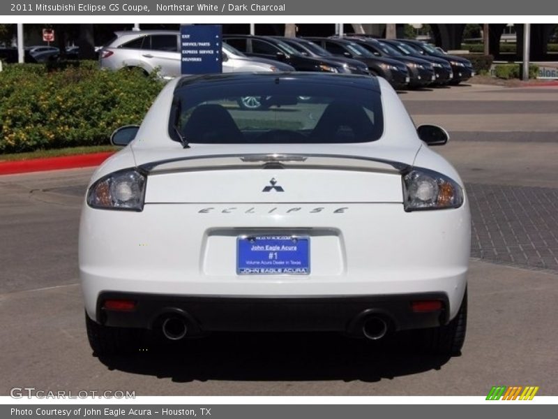 Northstar White / Dark Charcoal 2011 Mitsubishi Eclipse GS Coupe
