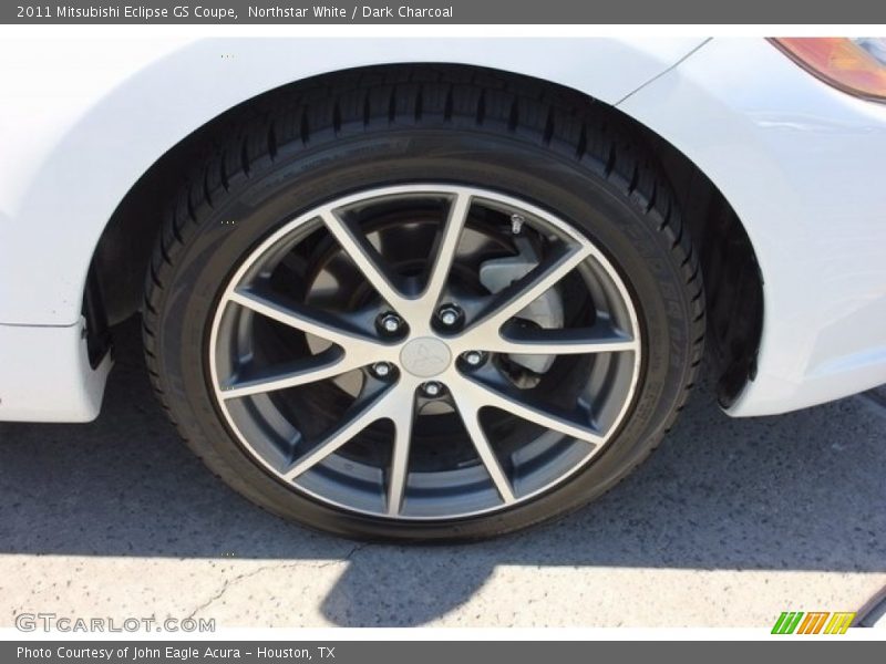 Northstar White / Dark Charcoal 2011 Mitsubishi Eclipse GS Coupe