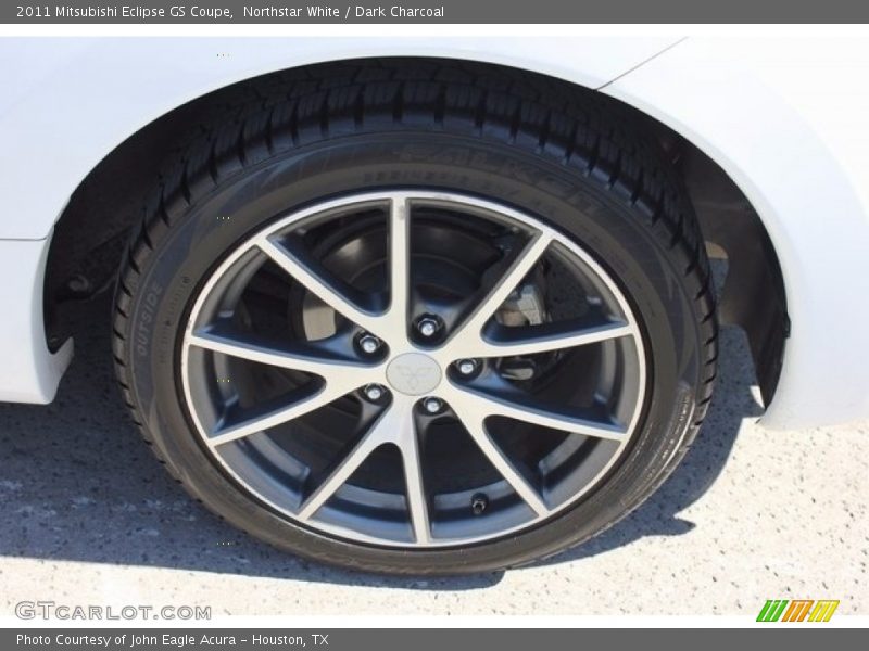 Northstar White / Dark Charcoal 2011 Mitsubishi Eclipse GS Coupe