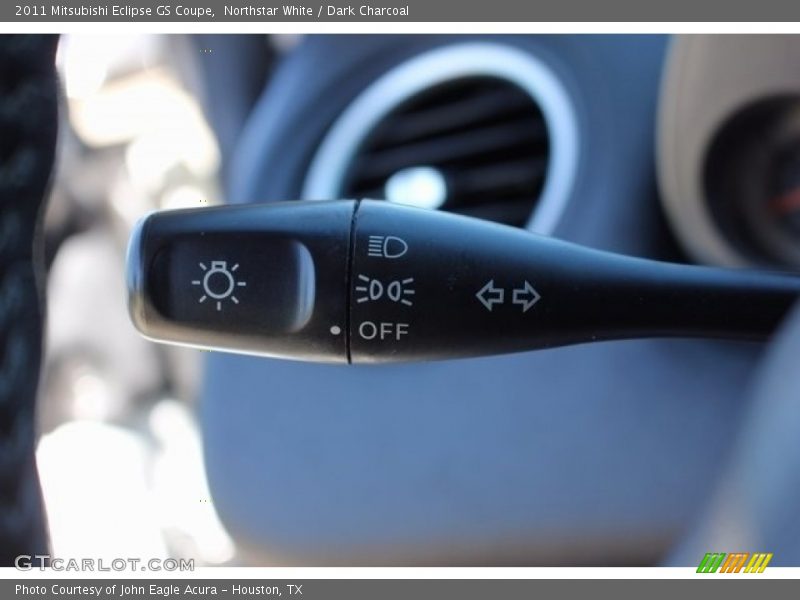 Northstar White / Dark Charcoal 2011 Mitsubishi Eclipse GS Coupe