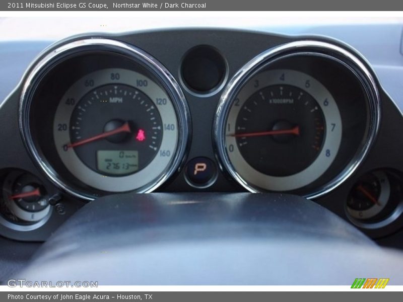 Northstar White / Dark Charcoal 2011 Mitsubishi Eclipse GS Coupe