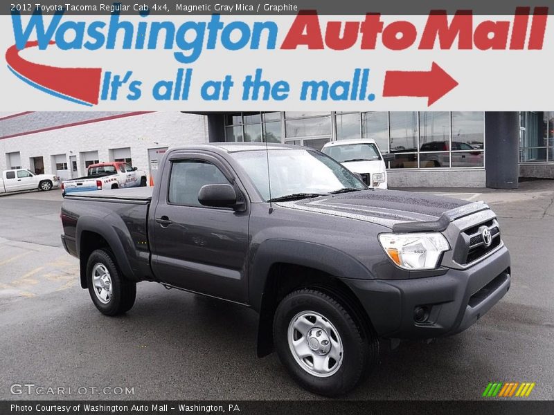 Magnetic Gray Mica / Graphite 2012 Toyota Tacoma Regular Cab 4x4
