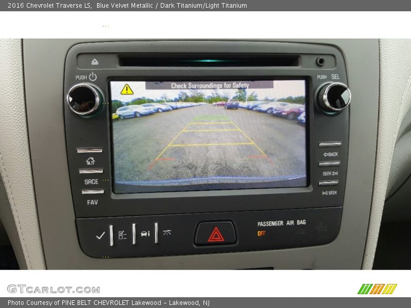 Blue Velvet Metallic / Dark Titanium/Light Titanium 2016 Chevrolet Traverse LS