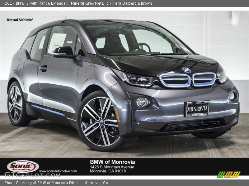 Mineral Grey Metallic / Tera Dalbergia Brown 2017 BMW i3 with Range Extender