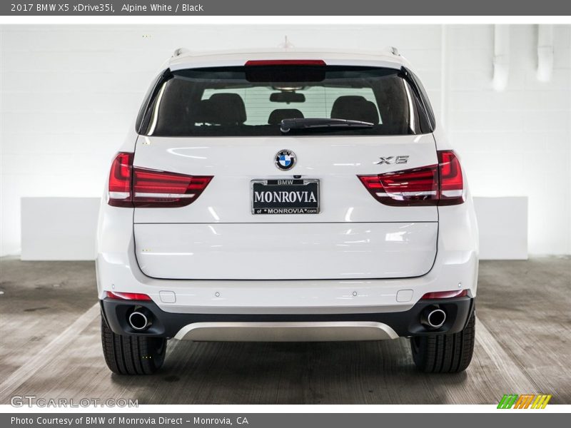 Alpine White / Black 2017 BMW X5 xDrive35i