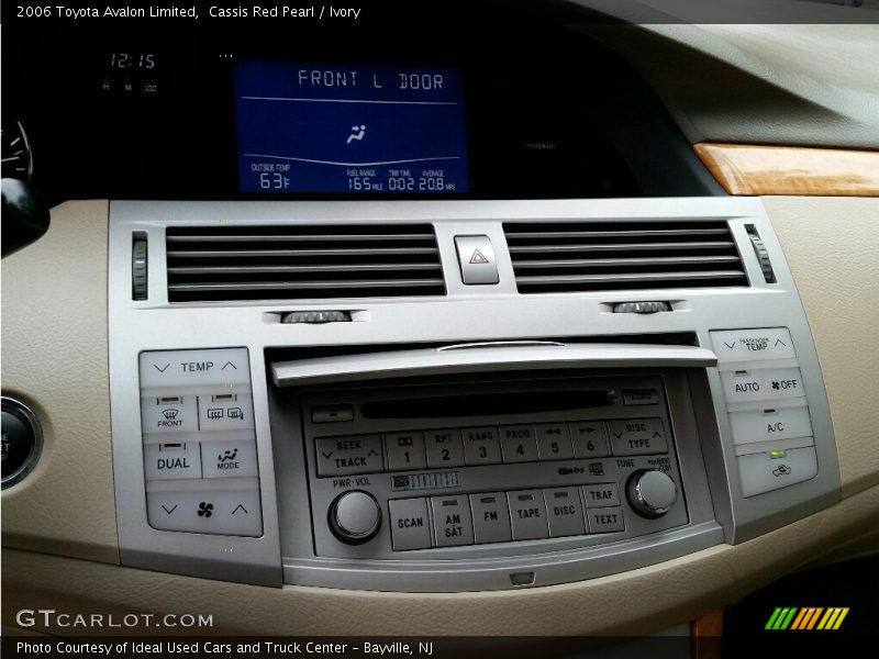 Cassis Red Pearl / Ivory 2006 Toyota Avalon Limited