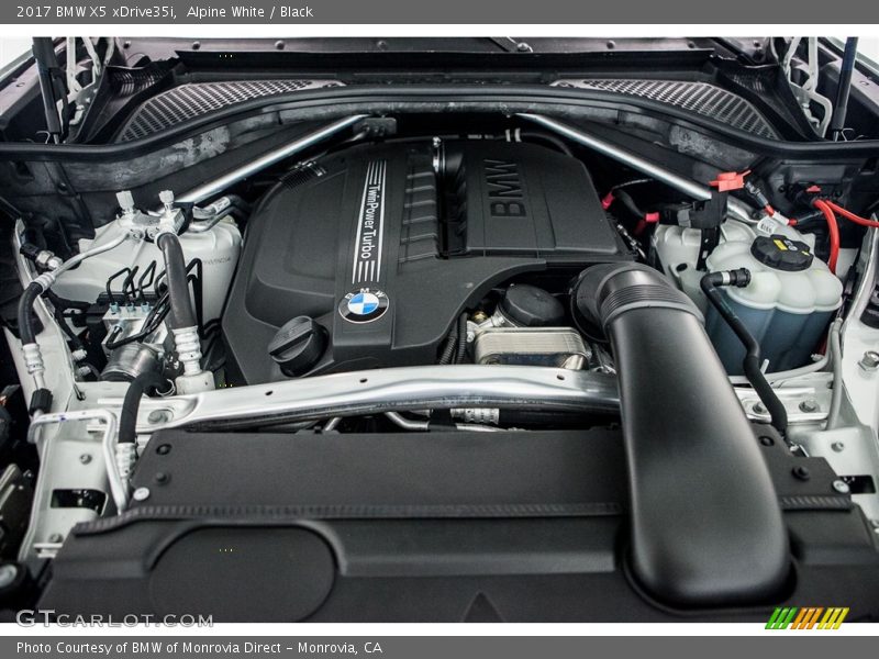 Alpine White / Black 2017 BMW X5 xDrive35i