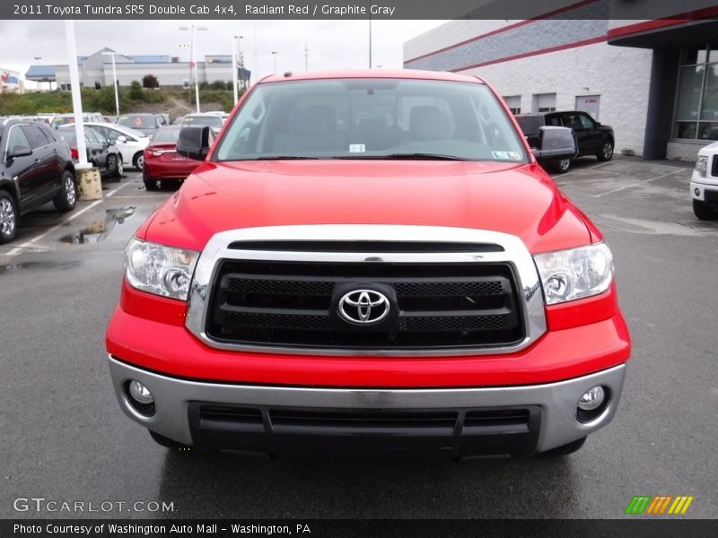 Radiant Red / Graphite Gray 2011 Toyota Tundra SR5 Double Cab 4x4