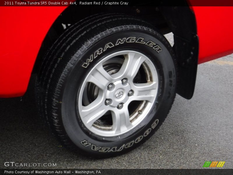 Radiant Red / Graphite Gray 2011 Toyota Tundra SR5 Double Cab 4x4