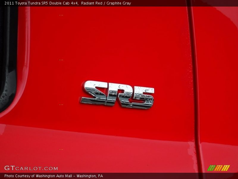 Radiant Red / Graphite Gray 2011 Toyota Tundra SR5 Double Cab 4x4
