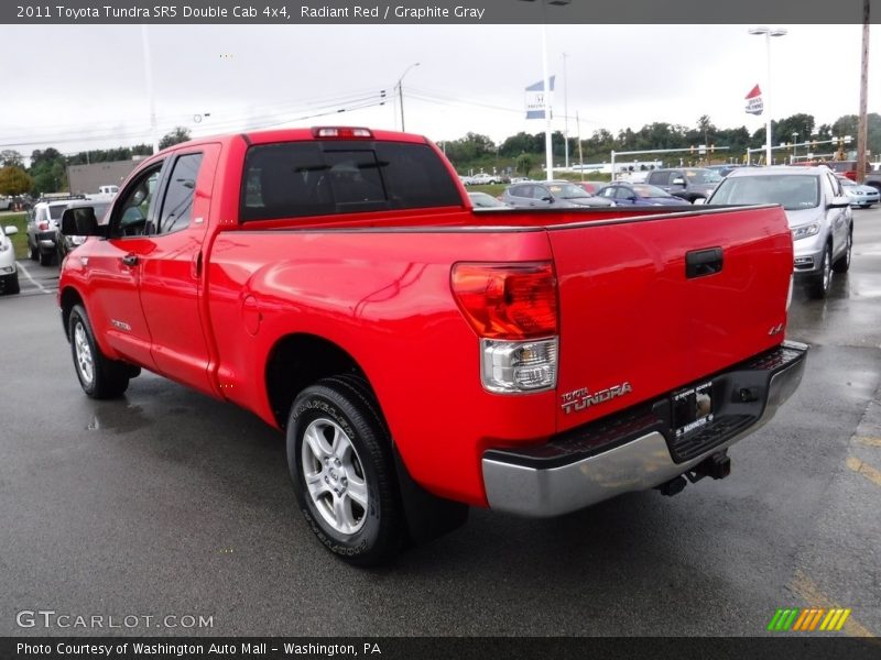 Radiant Red / Graphite Gray 2011 Toyota Tundra SR5 Double Cab 4x4