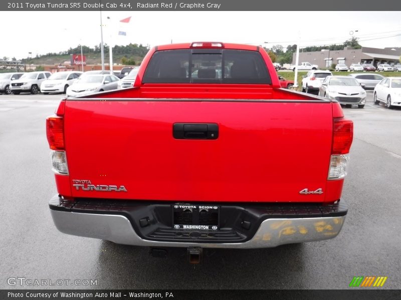 Radiant Red / Graphite Gray 2011 Toyota Tundra SR5 Double Cab 4x4