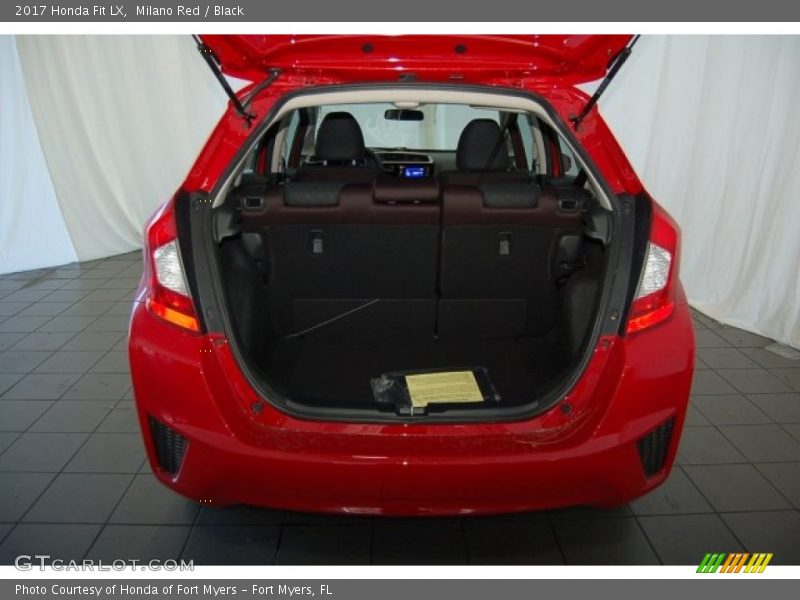 Milano Red / Black 2017 Honda Fit LX