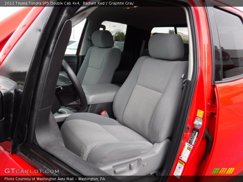 Radiant Red / Graphite Gray 2011 Toyota Tundra SR5 Double Cab 4x4