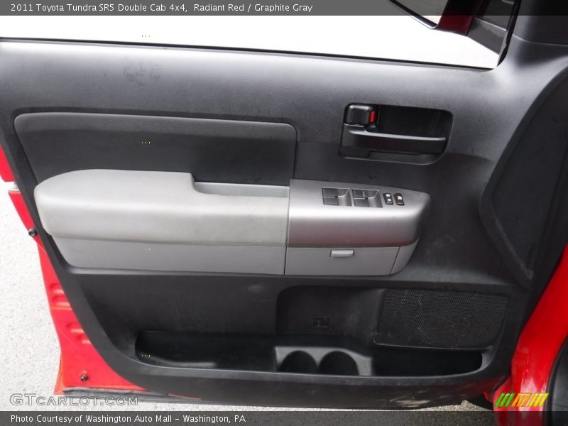 Radiant Red / Graphite Gray 2011 Toyota Tundra SR5 Double Cab 4x4
