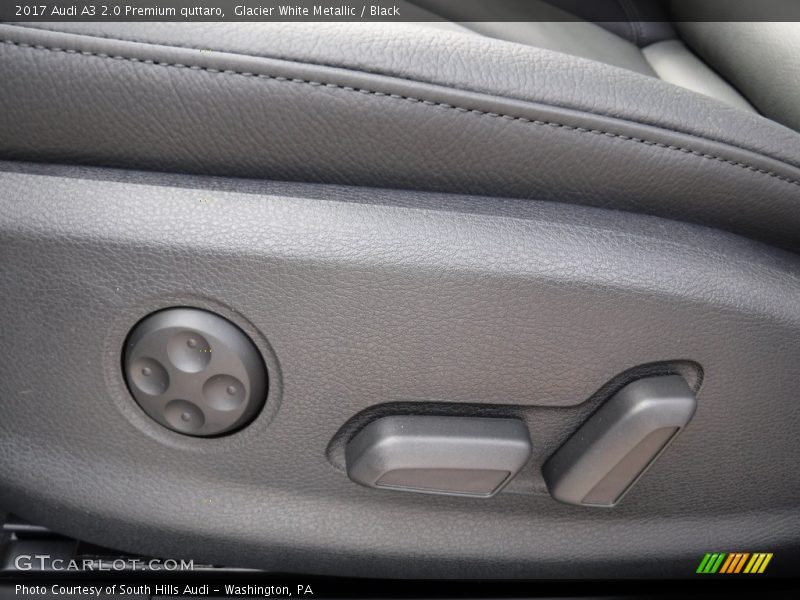 Glacier White Metallic / Black 2017 Audi A3 2.0 Premium quttaro