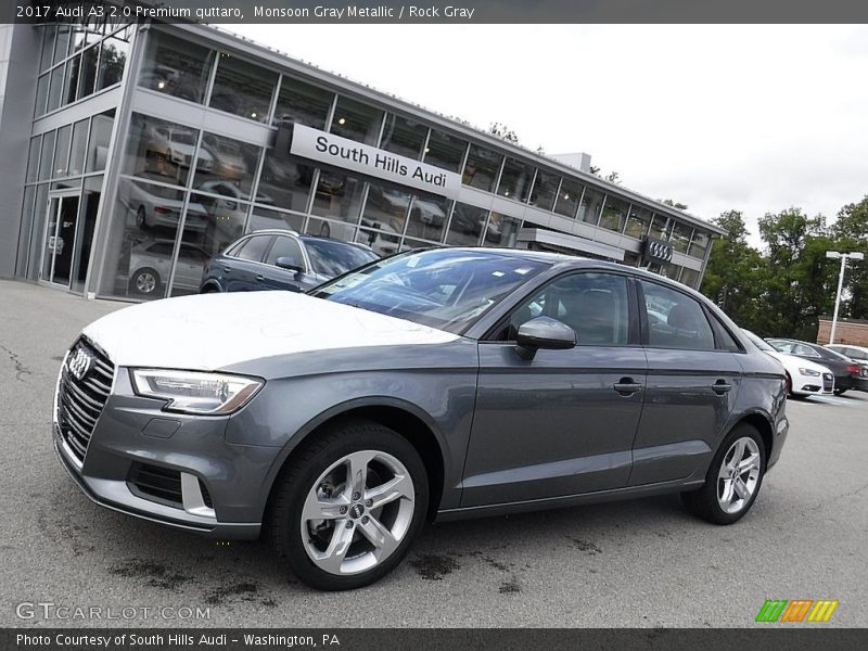 Monsoon Gray Metallic / Rock Gray 2017 Audi A3 2.0 Premium quttaro