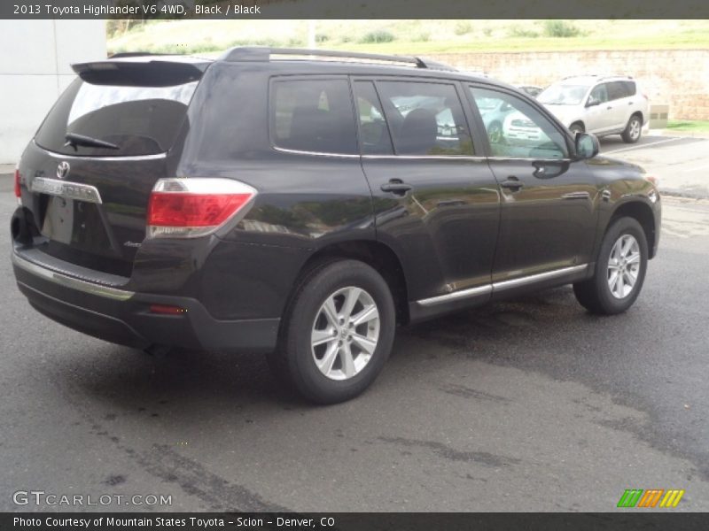 Black / Black 2013 Toyota Highlander V6 4WD