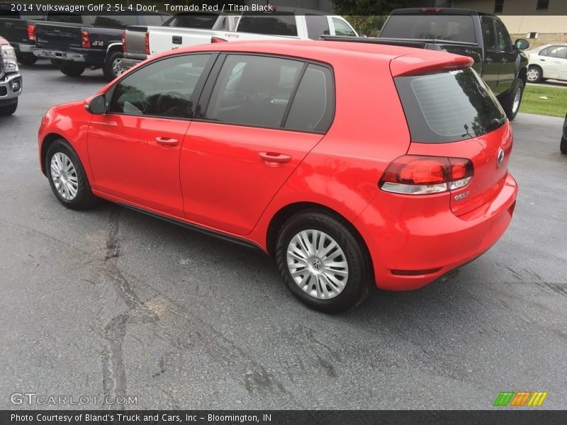 Tornado Red / Titan Black 2014 Volkswagen Golf 2.5L 4 Door