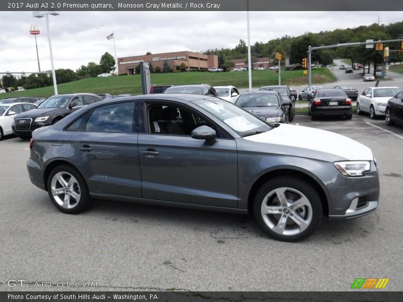 Monsoon Gray Metallic / Rock Gray 2017 Audi A3 2.0 Premium quttaro