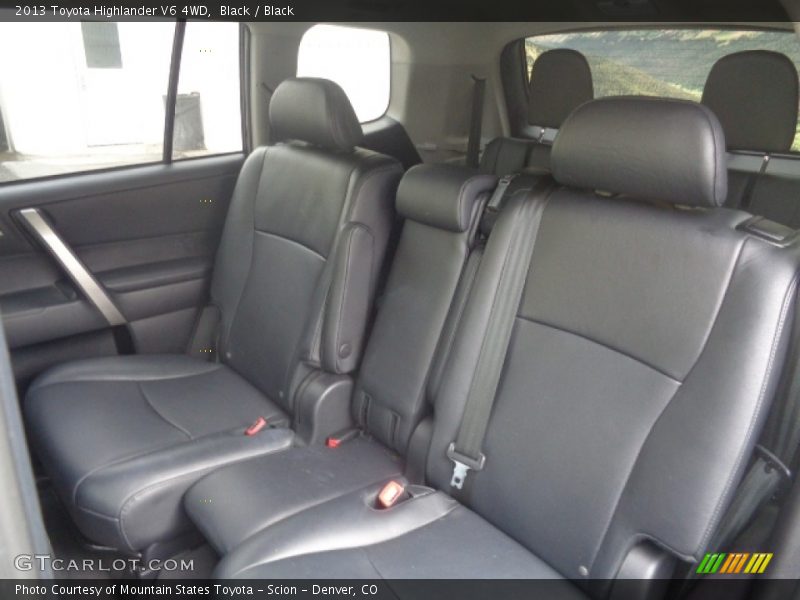 Black / Black 2013 Toyota Highlander V6 4WD