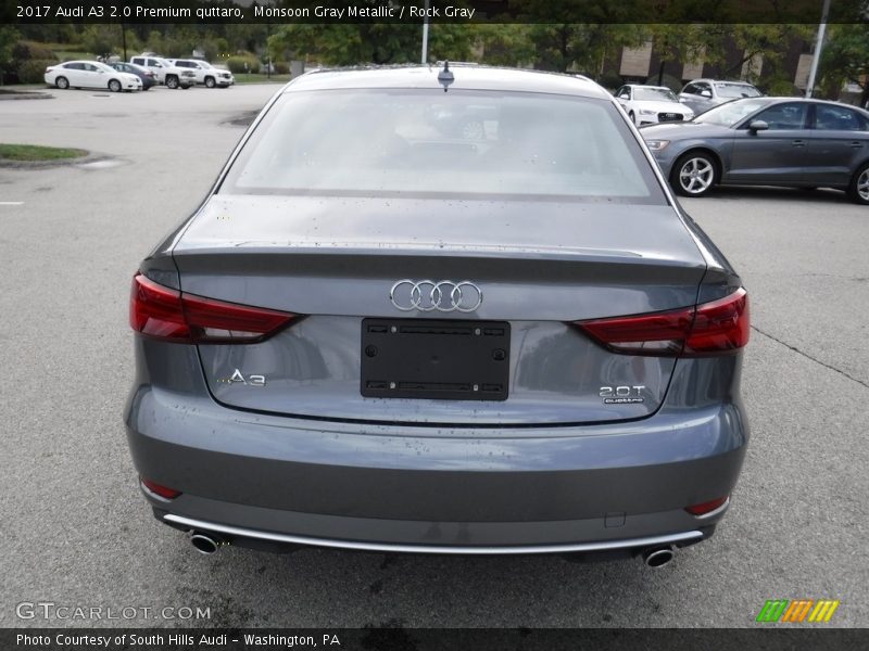 Monsoon Gray Metallic / Rock Gray 2017 Audi A3 2.0 Premium quttaro