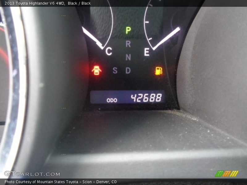 Black / Black 2013 Toyota Highlander V6 4WD