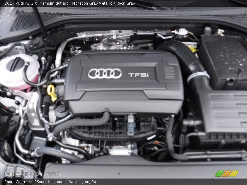 Monsoon Gray Metallic / Rock Gray 2017 Audi A3 2.0 Premium quttaro