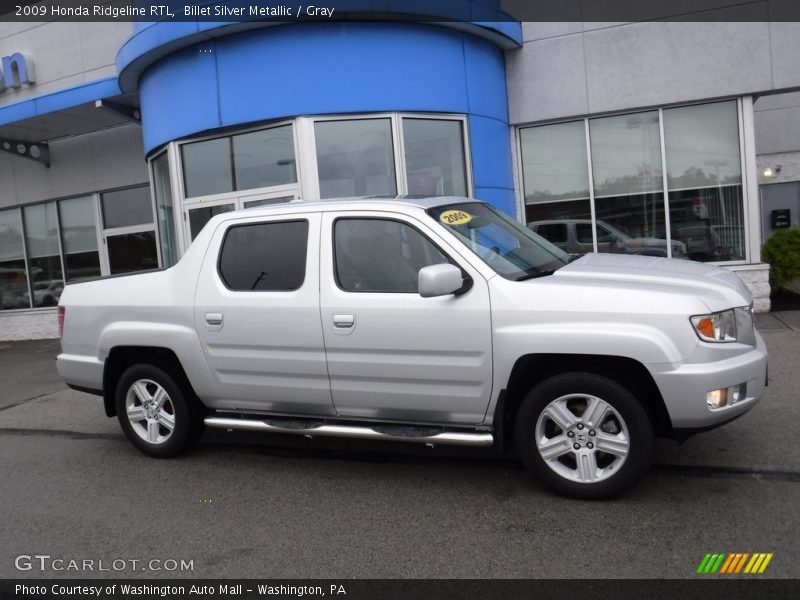 Billet Silver Metallic / Gray 2009 Honda Ridgeline RTL