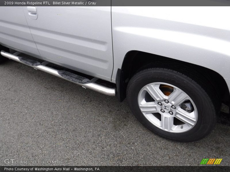 Billet Silver Metallic / Gray 2009 Honda Ridgeline RTL