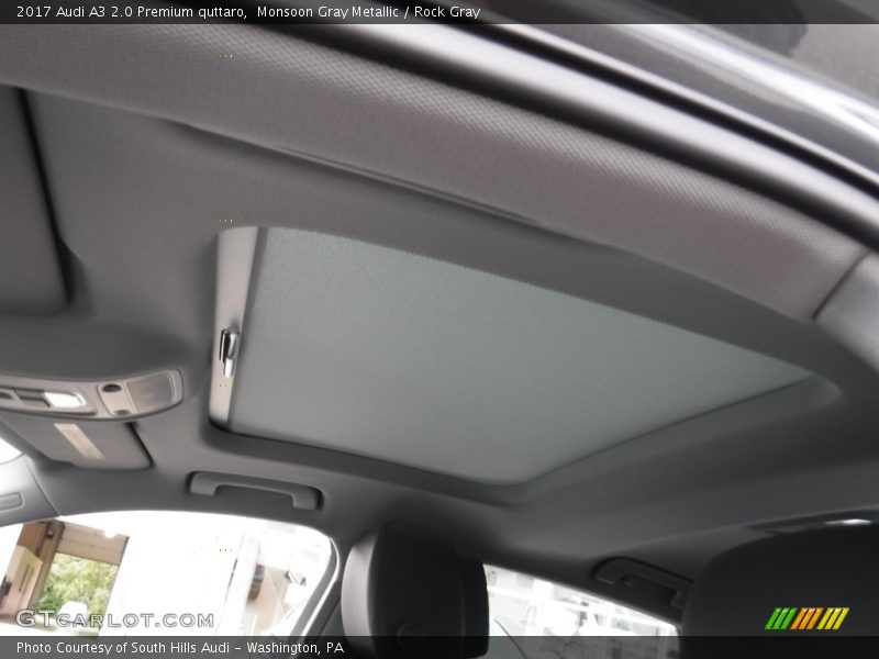 Monsoon Gray Metallic / Rock Gray 2017 Audi A3 2.0 Premium quttaro