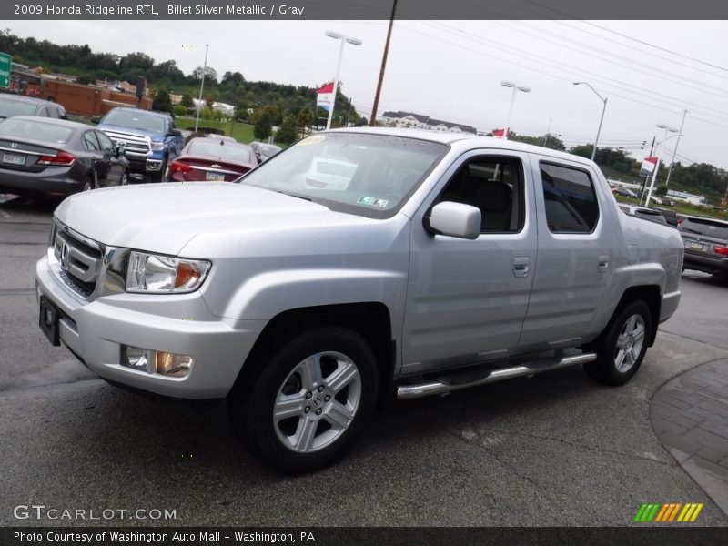 Billet Silver Metallic / Gray 2009 Honda Ridgeline RTL