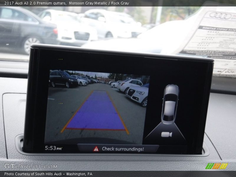 Monsoon Gray Metallic / Rock Gray 2017 Audi A3 2.0 Premium quttaro
