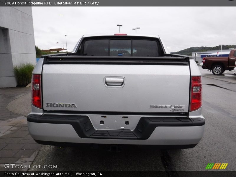 Billet Silver Metallic / Gray 2009 Honda Ridgeline RTL