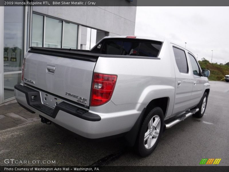 Billet Silver Metallic / Gray 2009 Honda Ridgeline RTL