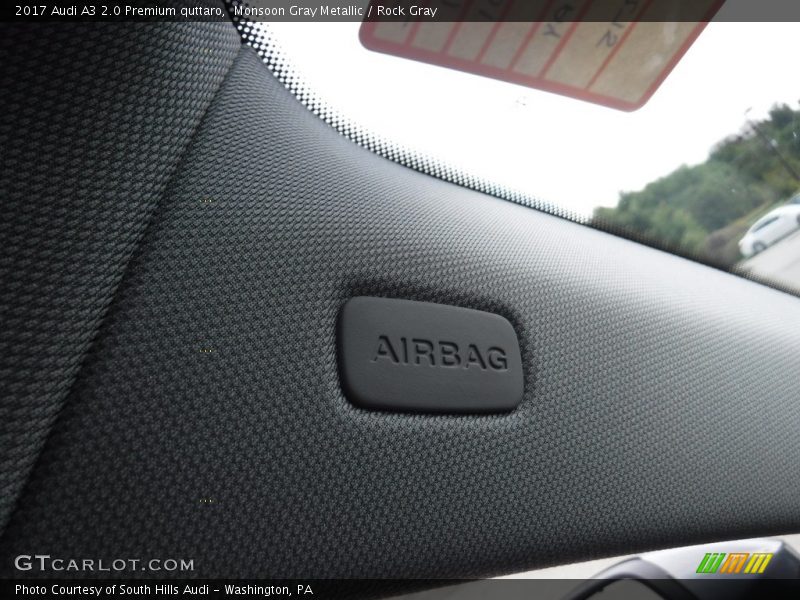 Monsoon Gray Metallic / Rock Gray 2017 Audi A3 2.0 Premium quttaro